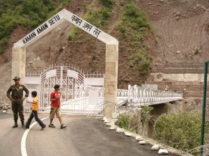 The broken paths. Line of control.