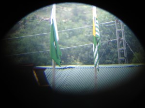 The broken country, divided into two.