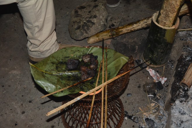 Barbequed pork ready to eat